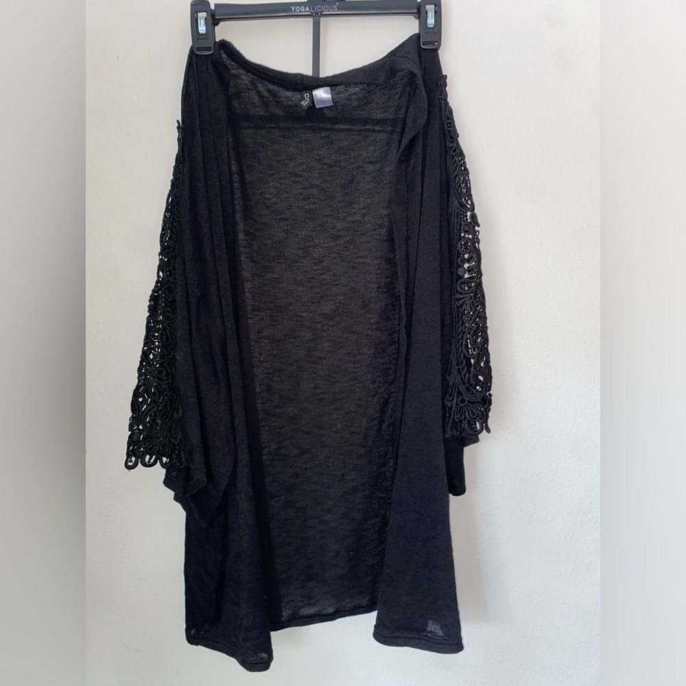H&M Black cardigan sweater